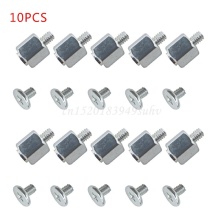 10 Set Hand Mounting Kits Stand Off Screw Hex Nut for A-SUS M.2 SSD Motherboard