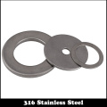 M4 M4*9*0.8 M4x9x0.8 M4*12*1 M4x12x1 DIN125 GB96 316 Stainless Steel 316SS Enlarged Plain Gasket Thick Flat Washer