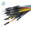 65pcs/lot Flexible Breadboard Jumper Cables Wire Breadboard Wires for arduino DIY Kit