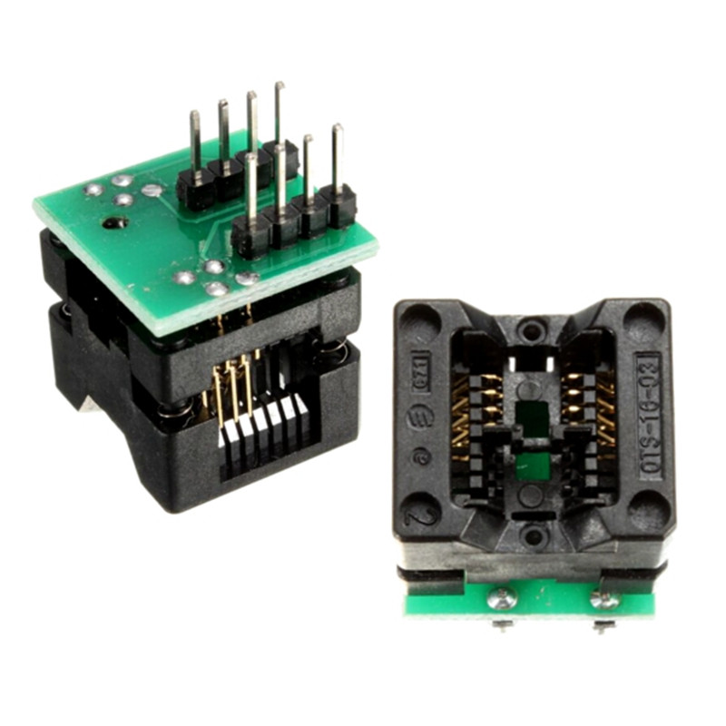 SOIC8 SOP8 to DIP8 EZ Socket Converter Module Programmer Output Power Adapter With 150mil Connector SOIC 8 SOP 8 To DIP 8
