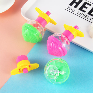 1 Pcs Funny Classic Nostalgic Children Spinning Top Educational Toys Super-rotating Ejection Gyro Gift Random Color