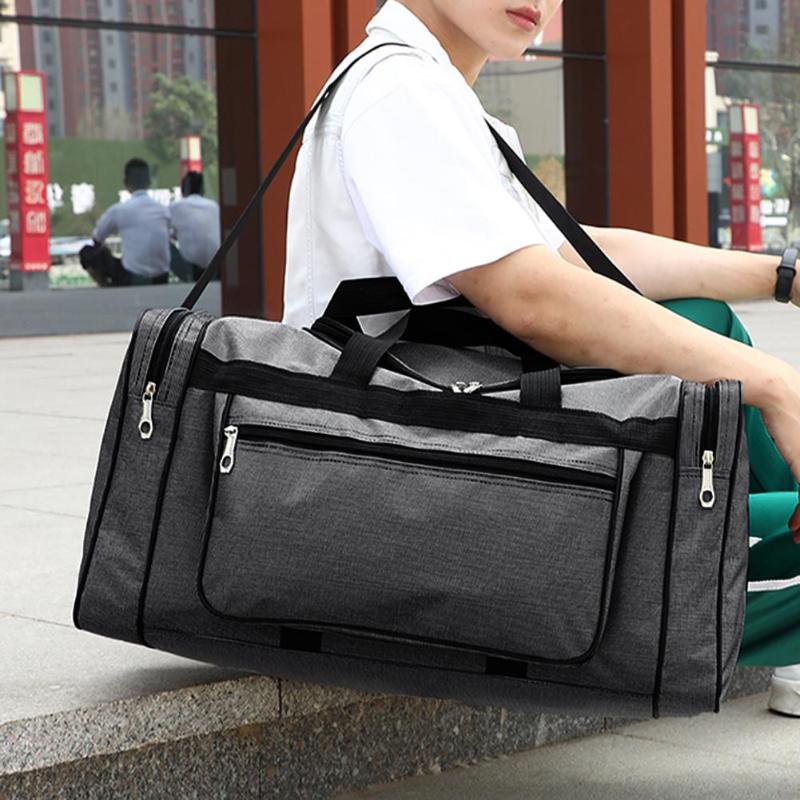 Hot Sports Bag Training Gym Bag Leisure Travel Fitness Handbag Large Capacity Nylon Portable Travel Bag Unisex Sporting Tote