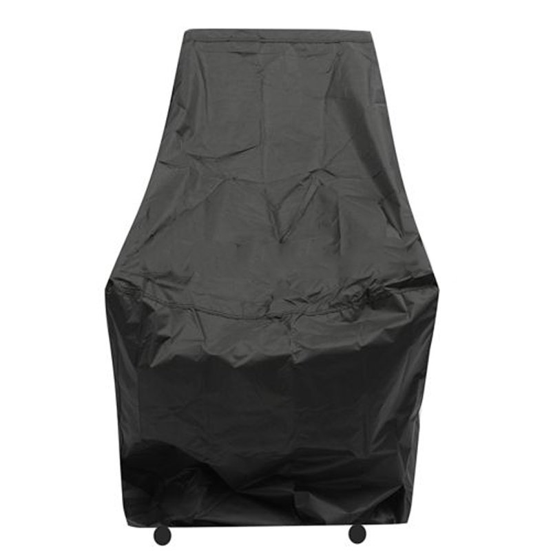 Polyester Waterproof Chair Cover Dust Rain Cover Patio Protection Cover For Outdoor Garden Furniture Black MAYITR