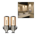 High Quality 500ml Double-Head Liquid Soap Dispenser Wall Mount Manual Soap Dispenser for Hotel Bathroom