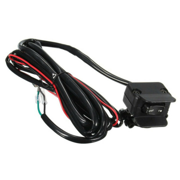 Motorcycle ATV/UTV Winch Rocker Switch Handlebar Control Line Electric Winch Accessories