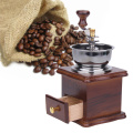 2020 new Wooden Coffee Grinder Delicate Shape Coffee Bean Grinder Manual Coffee Grinder Stainless Steel Retro Coffee Spice Mini