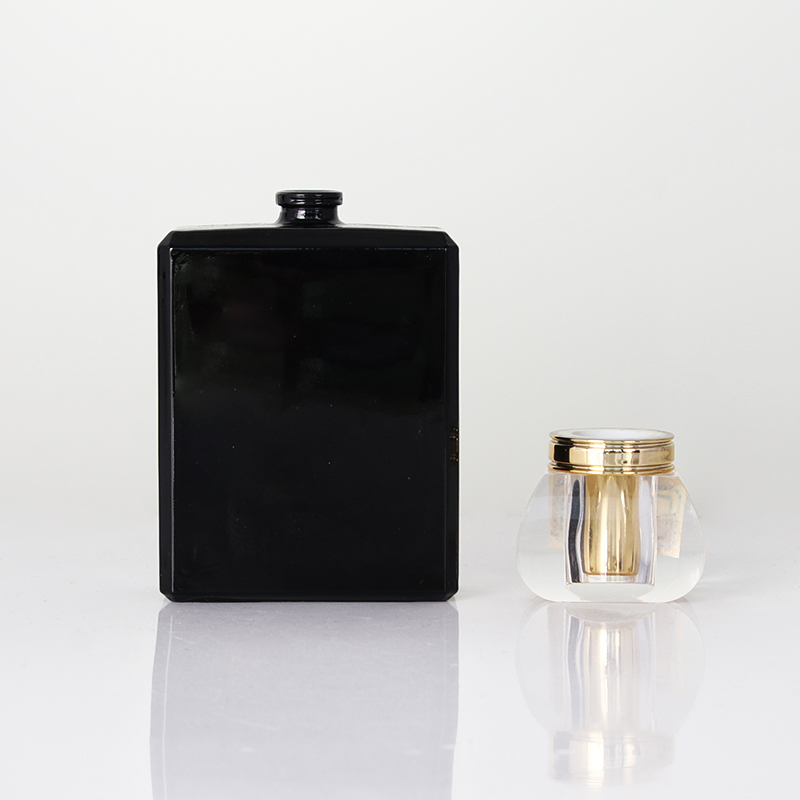 High End Black Spray Frosted Perfume Bottle3 Jpg