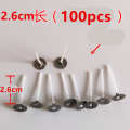 100pcs 2.6/8/9/15/20cm Cotton Candle Wicks Candle Smokeless Wick Candle Making Tools Birthday Christmas Decoration