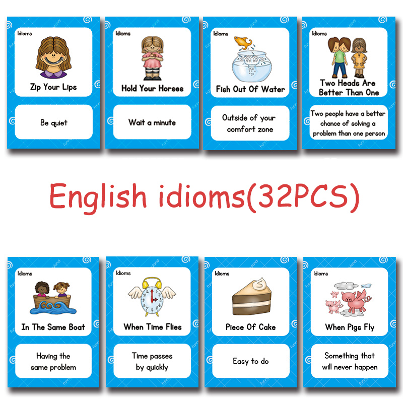 100 Groups/set Daily Conversation 100 Sentences English Learning Word Falshcards Educational Toys For Children Kids Montessori