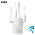 KuWFi 5Ghz Wireless Wifi Repeater 1200Mbps Wireless AP Router Dual Band 2.4&5Ghz Wifi Extender Long Range WiFi Signal Amplifier