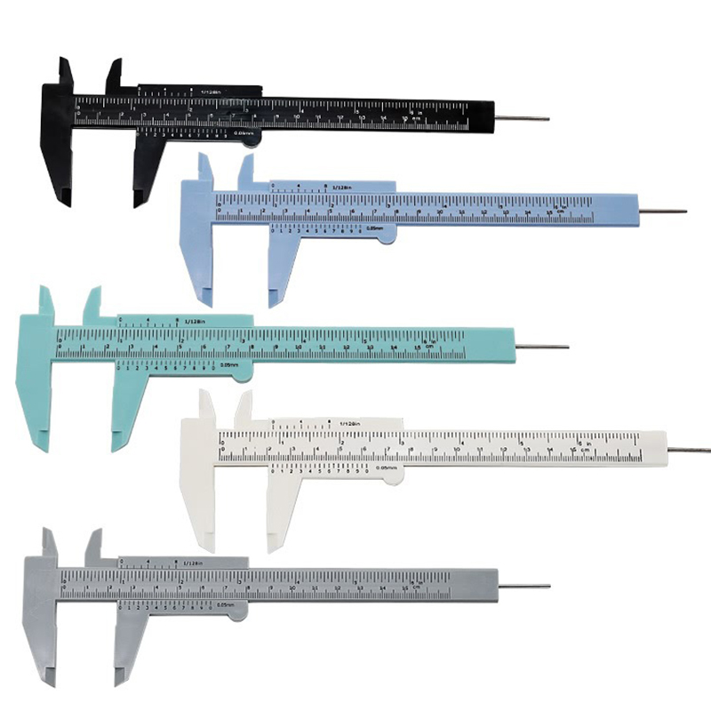 6 Inch 0-150mm Caliper Measuring Tool LCD Display Digital Vernier Caliper Measuring Instrument Plastic Vernier Caliper