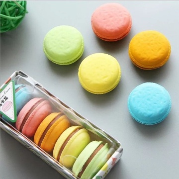 5 pcs/set Macaron Color Erasers Cute Filling Cake Rubber Eraser for Pens Kids Gift Novelty Stationery Office School A6471