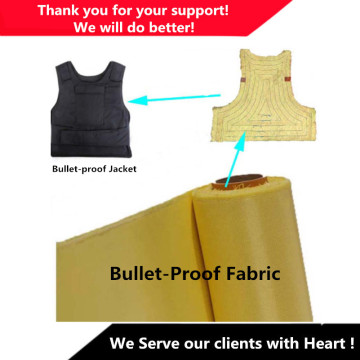 240g Aramid Fiber Cloth Plain Weave Fabric for Bulletproof Vest Bulletproof Jacket kevlar 1414
