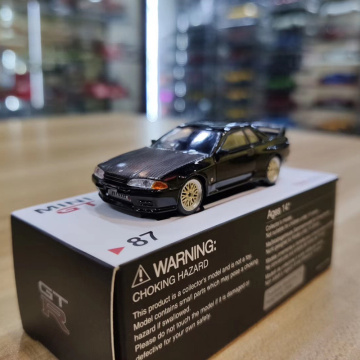 Diecast 1: 64 MINI Alloy Car Model R32 GT Vehicle Metal Children's Toy Simulation Collection Decoration Display Gift Souvenir