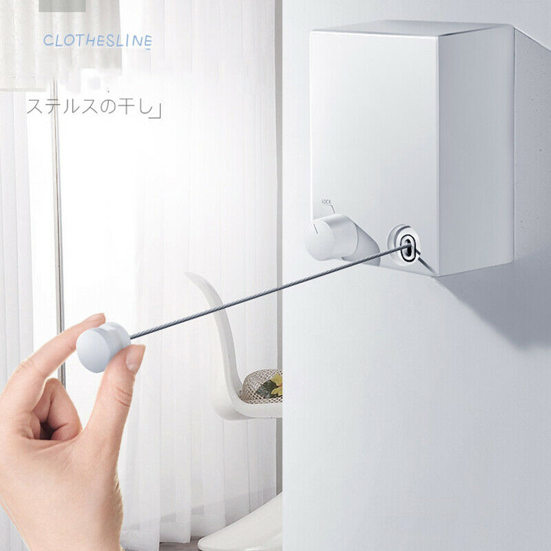 20kg Line Retractable Clothes line Outdoor Indoor Clothe Dryer Laundry Hanger Indoor Contraction Bathroom Accessories