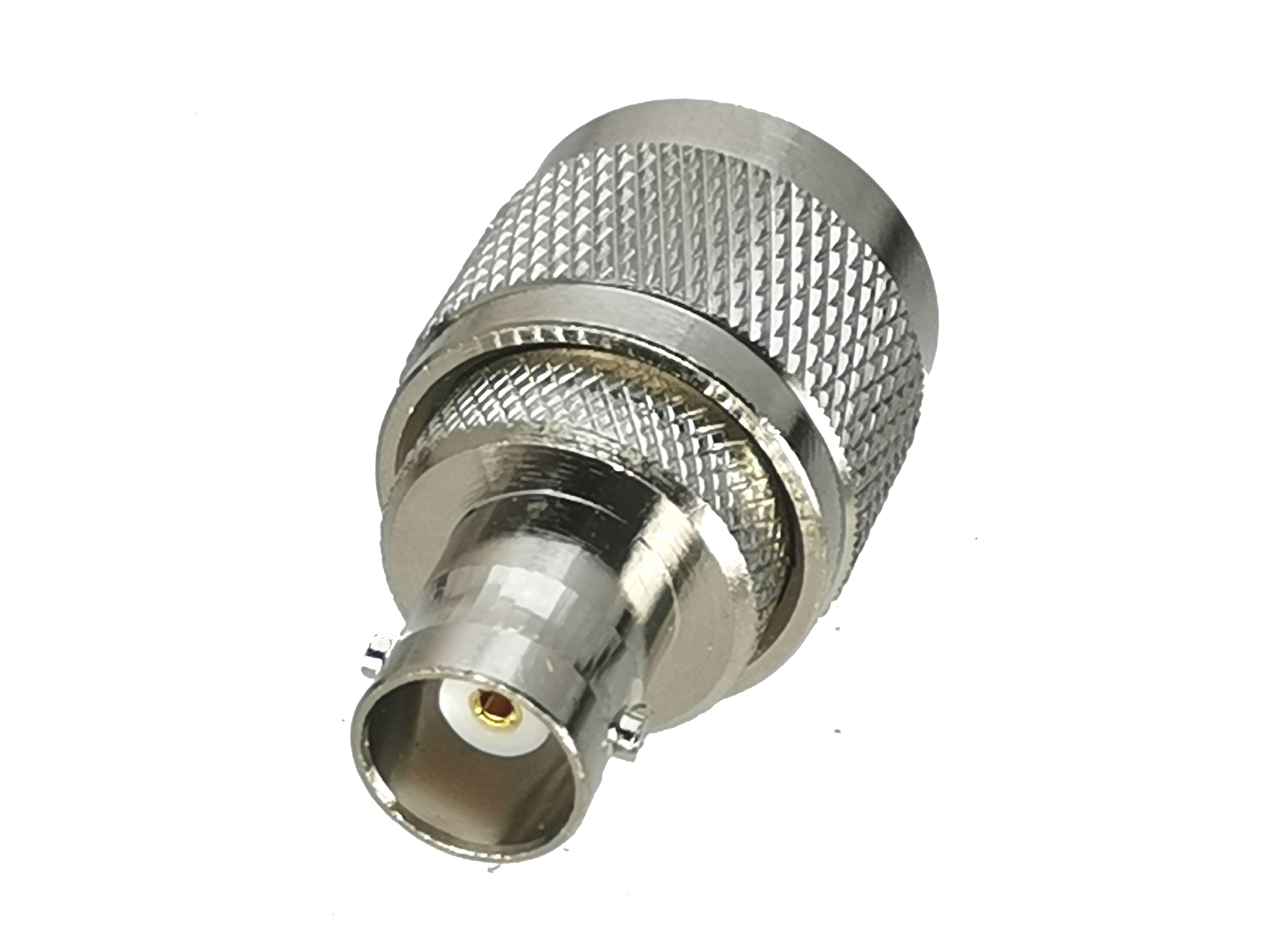 1Pcs BNC Female Jack to UHF PL259 Male Plug RF Adapter Connector Coaxial For Radio Antenna High Quanlity