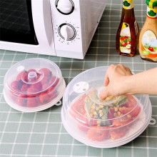 1Pc Food Cover Microwave Oil Cap Heated Sealed Cover Multifunctional Dust Dish Kitchen Tool mar5