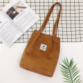 2020 Women Solid Corduroy Shoulder Bags Shopping Bag Tote Package Crossbody Bags Purses Casual Handbag For Women Bookbag