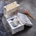 A gray set gift box