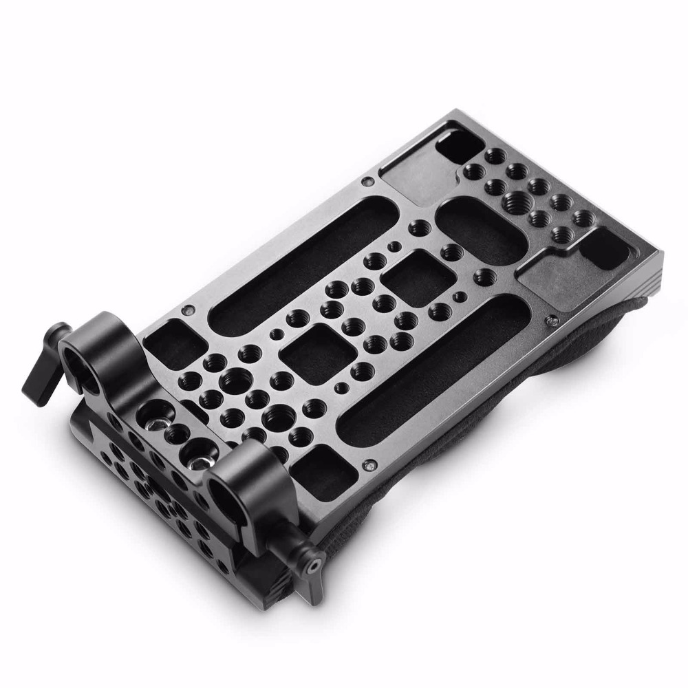SmallRig DSLR Universal Shoulder Pad with 15mm RailBlock Memory Foam Light Weight Camera Shoulder Kit 2077