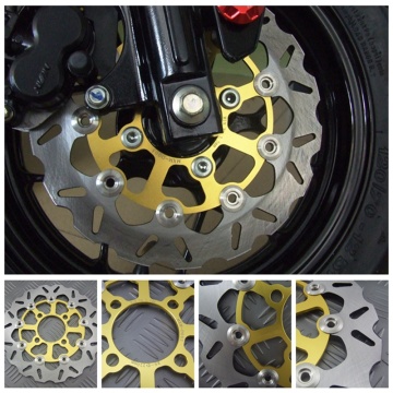 Motorcycle Brake Disks For HONDA GROM MSX125 MSX125SF 220mm Floating Front Brake Disc Rotor