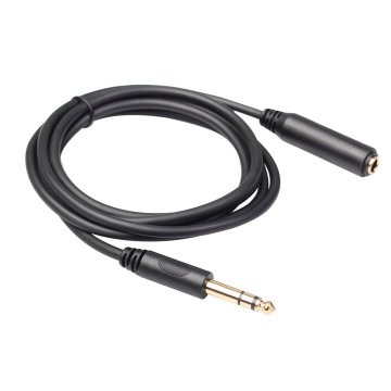 1.8M/3M/4.5M/6M 6.35mm M/F Extension Cable Power Cord Male to Female Power Cords Extension Earphone Stereo Cord