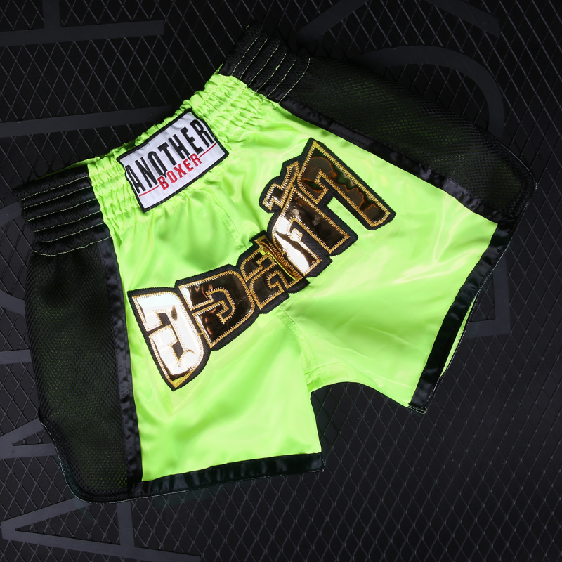 Printing MMABoxing Short Grappling Muay Thai Trunks Kick Boxing Fight Breathable Men's kids Adult Pants Mesh breathable Running