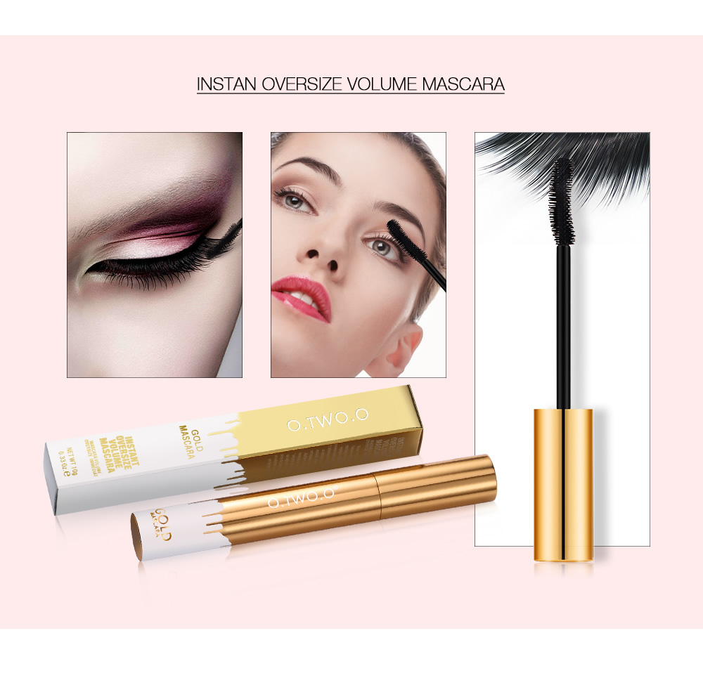 O.TWO.O 1pc Eyelash Mascara Waterproof Long Black Lash Eyelash Extension Eye Lashes Brush Eyes Makeup Curling Smudge-proof TSLM2