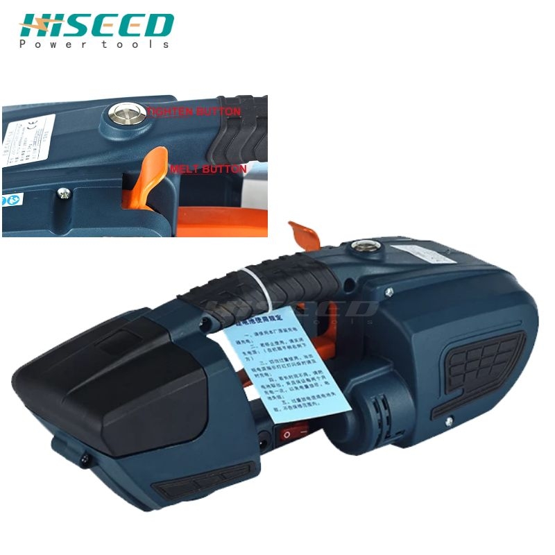 Electric baler fully automatic plastic strap hot-melt portable small baler strapping machine tensioner