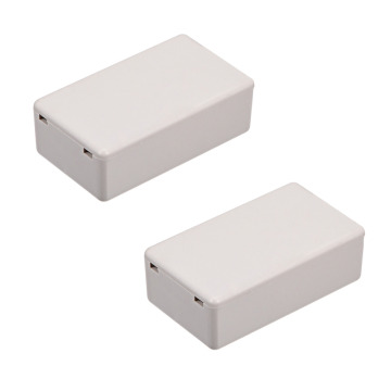 Uxcell ABS Electronical Plastic DIY Junction Project Box 70 x 45 x 18mm / 71 x 41 x 23mm Enclosure Shell White 2pcs/lot