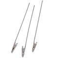10pcs Non-insulated Electric Test Crocodile Clamp Metal Alligator Clips For Electric Testing Work 120mm Length