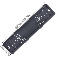 SPEEDWOW 1pcs License Plate Frame Plastic Car License Plate Frame Number Plate Holder With 4 Screws