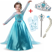 Dress Halloween Girl Costumes For Kids Winter Full Sleeve Clothing Party Dress Up For Cosplay Christmas Princess Costume