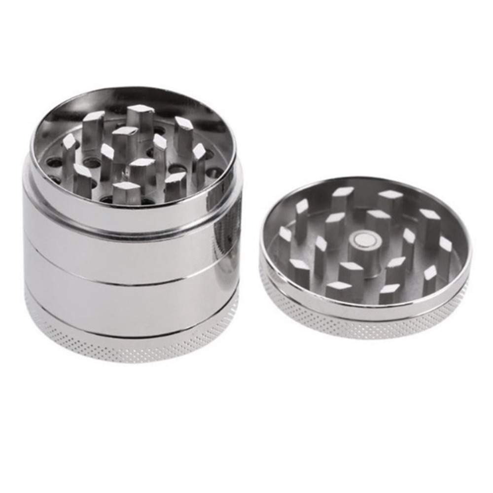 4 Layers Small Round Shape Men Grinder Portable Zinc Alloy Herb Tobacco Herb Spice Crusher Hookah Smoking Accessories Drop Ship