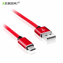 KEBIDU Micro USB Cable 2.1A Charging USB Data Cable Male to Male For Samsung S7 S6 For Xiaomi For Redmi Note 5 Tablet Android