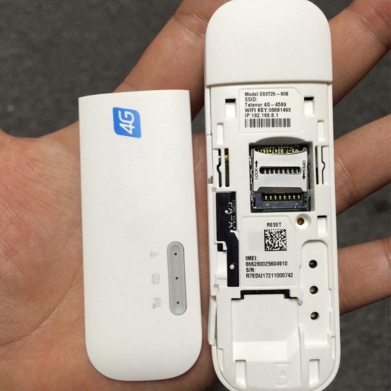 Unlocked For Huawei E8372h-608 WiFi Hotspot 150Mbps LTE 4G 3G USB Modem Stick Router