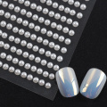 3/4/5/6mm White Half the pearl sticker for DIY Dress decoration accessories handmade Creative sticker home decoration