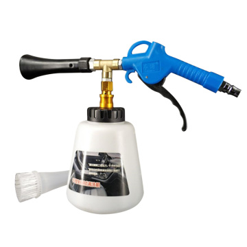 Car Tornado Cleaning Foam Gun With Brush High Pressure Washer Tool For Blowing Dust Auto Interior Exterior Deep Cleaning Machine