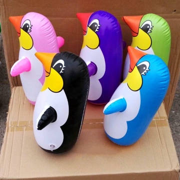 Inflatable Penguin Toy Penguin Tumbler Children Pinguino Inflatable Toys Animal Balloon 36CM Educational Cognitive Toys