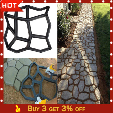 Paver Walk Mould 2019Top Path Maker Mold Reusable Concrete Cement Stone Design Paver Walk Mould