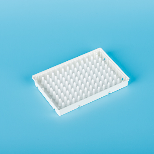 Best 96-well PCR Plates, Skirted, White frame, Clear wells Manufacturer 96-well PCR Plates, Skirted, White frame, Clear wells from China