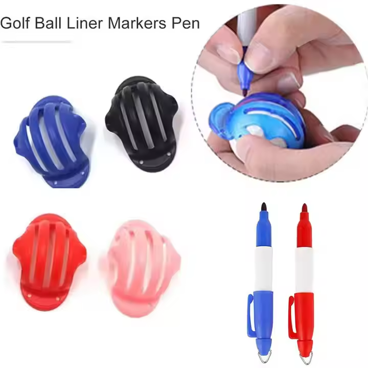 Wholesale Bulk Golf Scriber Accessories Plastic Golf Ball Line Drawing Tools & Markers in Multiple Colors 5