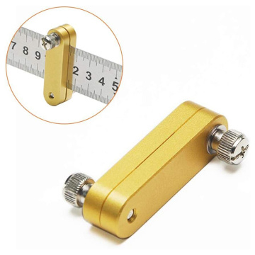 Woodworking Scribe Limited Block Steel Ruler Positioning Locator Fixed Blocks Wood Measure Ruler Profile Marking Tool