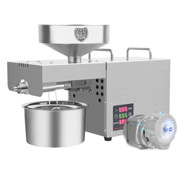 RG109 Automatic Household Oil Press Intelligent Temperature Control Stainless Steel Pressed Peanut Olive Flax Seed 220 / 110V