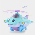 Pink/blue Baby Walker Cart Cartoon Airplane Toy Trolley Outdoor Sports Tongue Out Hand Push Walk Drag Plane Car Children Toy