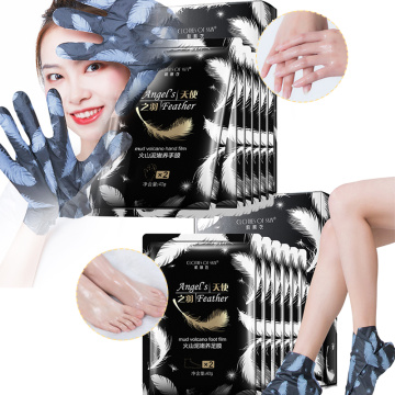 Volcanic Mud Remove Exfoliating Foot Mask Socks Nicotinamide Whitening Moisturizing Anti-Aging Mask Serum Gloves Skin Care1Pairs