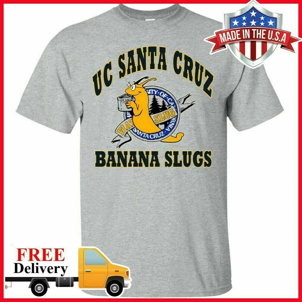 Freeship Uc Santa 1Cruz Banana Slugs Pulp Fiction T Shirt Sport Gray S 6Xl Tee