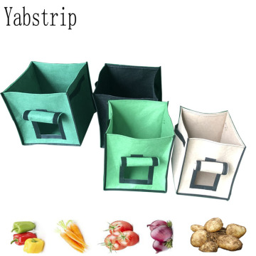 2 Piece home garden Breathable Potato Tomato Vegetable moestuin Plant Growth Bag jardin Vertical Garden Grow Bag pot