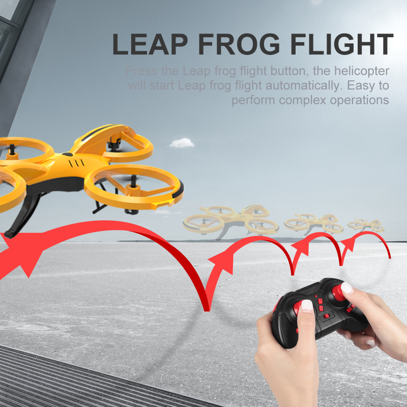 2020 New H853 RC Drone Quadcopter Stunt Remote Control Indoor frog Leaping Flight Flip Throw Launch Flight Helicopter Kids Toy