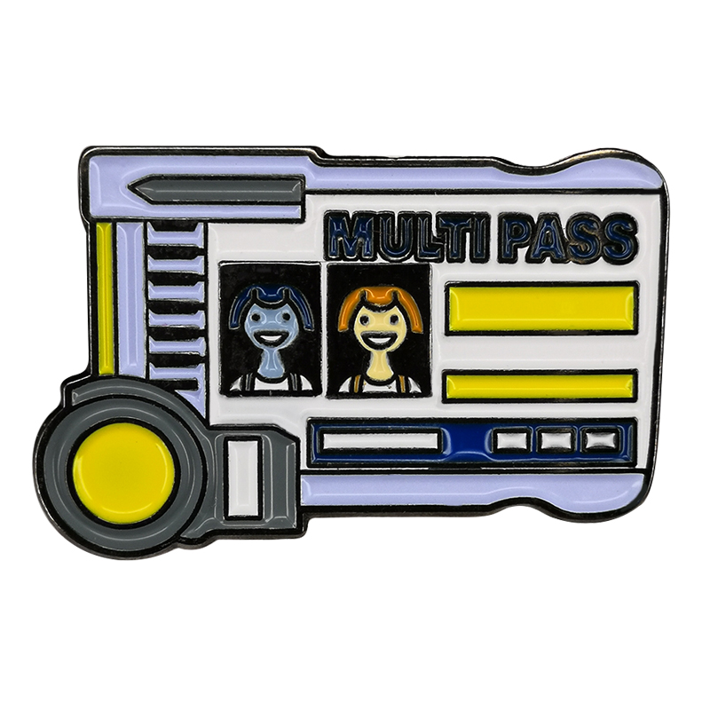 Fifth Element Multi Pass Leeloo Dallas Lapel Pin Badge
